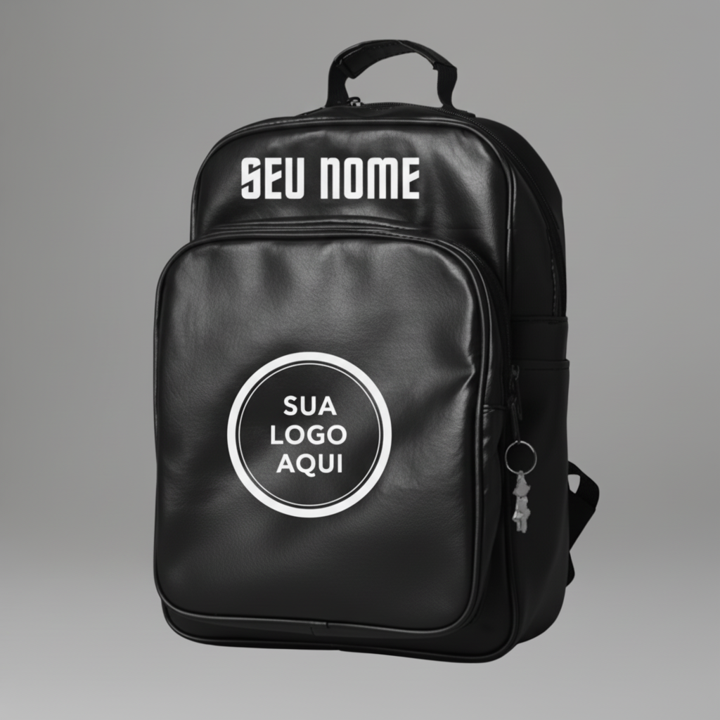 Mochila Masculina Personalizada Preta | Resistente, Estilosa e com Seu Nome – LEGEND