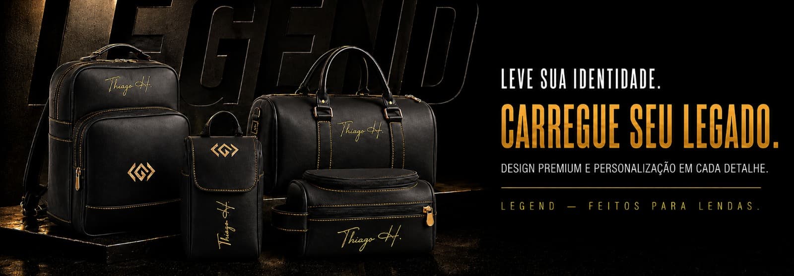 LEGEND — Leve sua identidade para onde for, com mochilas personalizadas