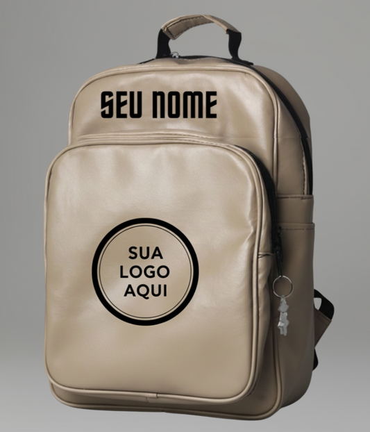 Mochila Masculina Personalizada Beje | Resistente, Estilosa e com Seu Nome – LEGEND